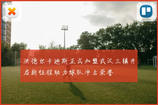 洪德尔卡迪斯正式加盟武汉三镇开启新征程助力球队冲击荣誉